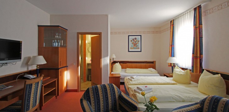 Vierbettzimmer im Strandhotel Aseleben am Süßen See